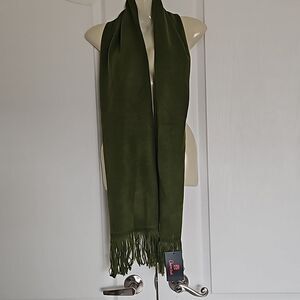 Charm Joah Women's Fringed Scarf One Size Green